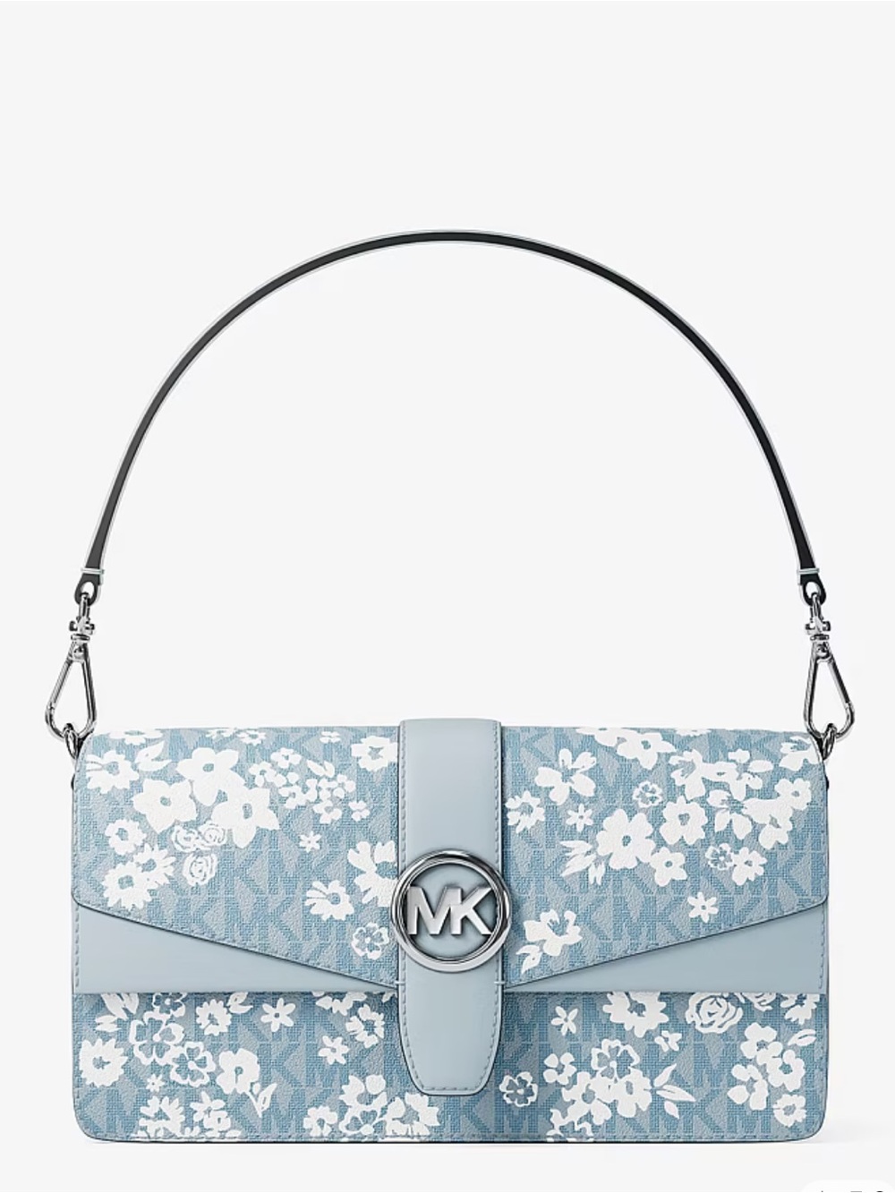 MICHAEL KORS Greenwich Md Printed Signature Logo Convertible Shoulder
Pale Ocean - Picture 13 of 16